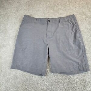 Faherty All Day Shorts Mens 38 Grey Stretch Performance